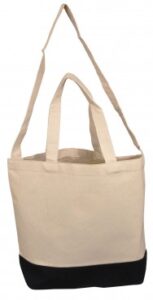 Cotton Canvas Shoulder Bag